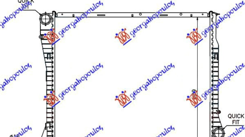Radiator Apa - Bmw X5 (E53) 2000 , 1710439103