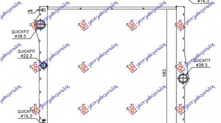 Radiator Apa - Bmw X5 (E70) 2010 , 17117589467