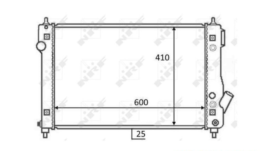 Radiator apa Chevrolet AVEO limuzina (T250, T255) 2005-2016 #3 510101N