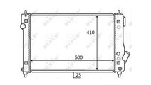 Radiator apa Chevrolet AVEO limuzina (T250, T255) ...