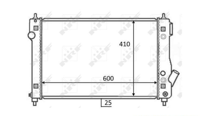 Radiator apa Chevrolet AVEO limuzina (T250, T255) 2005-2016 #3 510101N