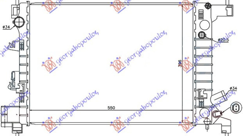 Radiator Apa - Chevrolet Aveo Sdn-H/B 2012 , 94516938