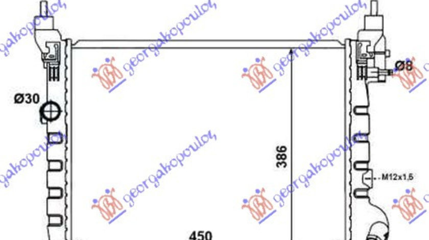 Radiator Apa - Chevrolet Spark 2010 , 96676341