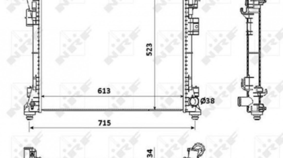 Radiator apa Chrysler GRAND VOYAGER V (RT) 2007-2016 #2 4677755AA