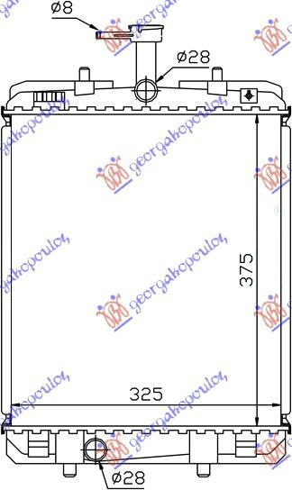 Radiator Apa - Citroen C1 2006 , 1330.P5