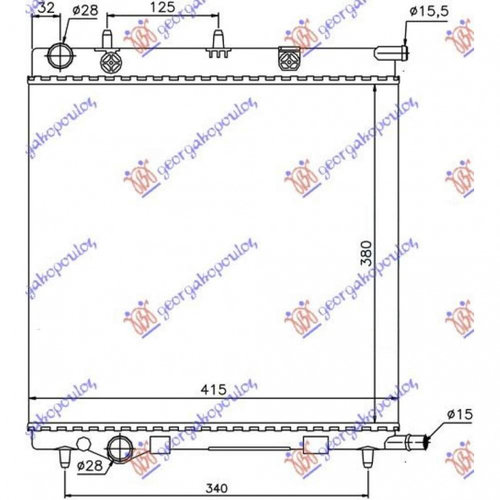 Radiator Apa - Citroen C3 2010 , 1330c2