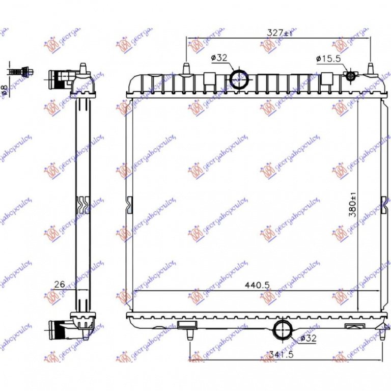 Radiator Apa - Citroen C5 2008 , 1330?2