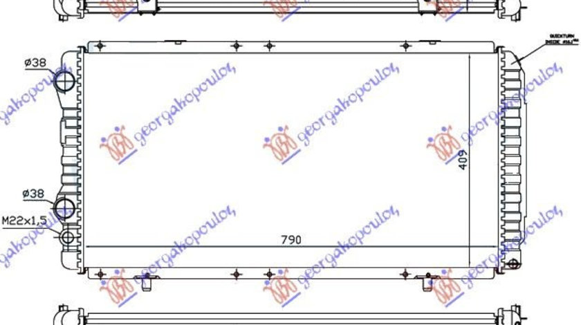 Radiator Apa - Citroen Jumper 1994 , 1301n3