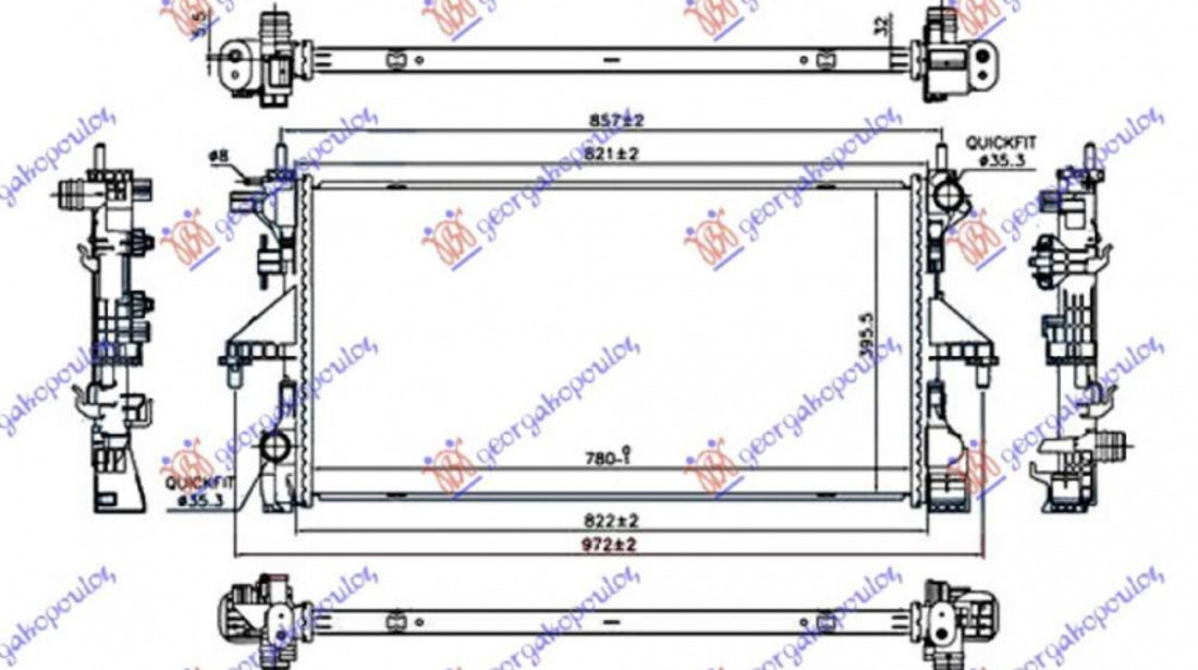 Radiator Apa - Citroen Jumper 2006 , 1330q3