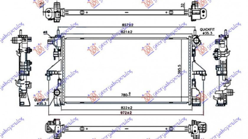 Radiator Apa - Citroen Jumper 2006 , 1330q3