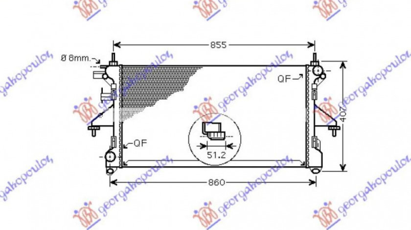 Radiator Apa - Citroen Jumper 2006 , 1347700080