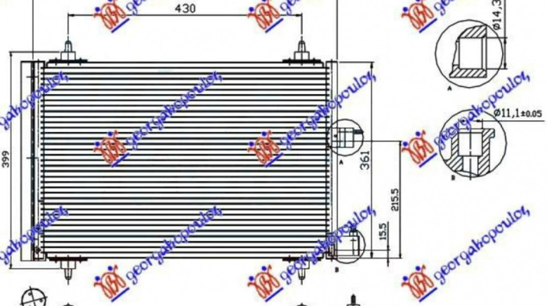 Radiator Apa - Citroen Xsara Picasso 1999 , 1330.69