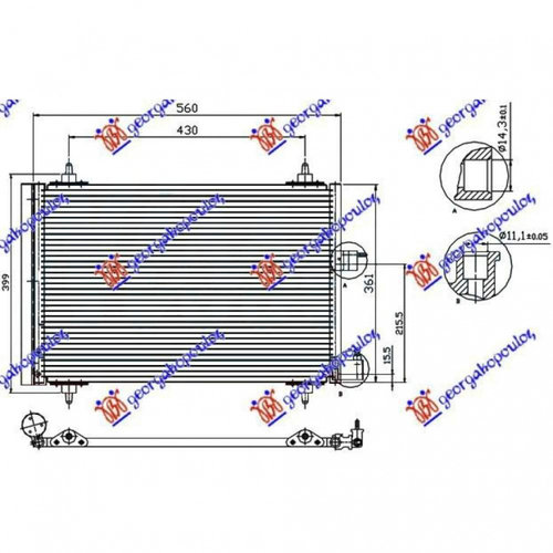 Radiator Apa - Citroen Xsara Picasso 1999 , 1330.69