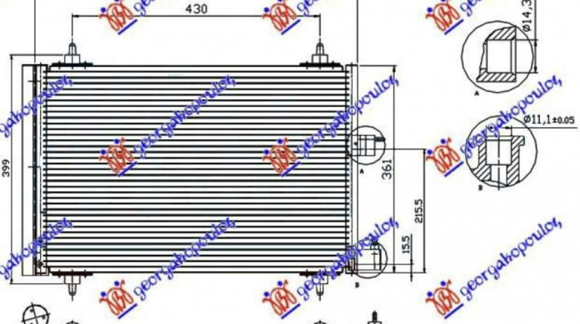 Radiator Apa - Citroen Xsara Picasso 1999 , 1330.69