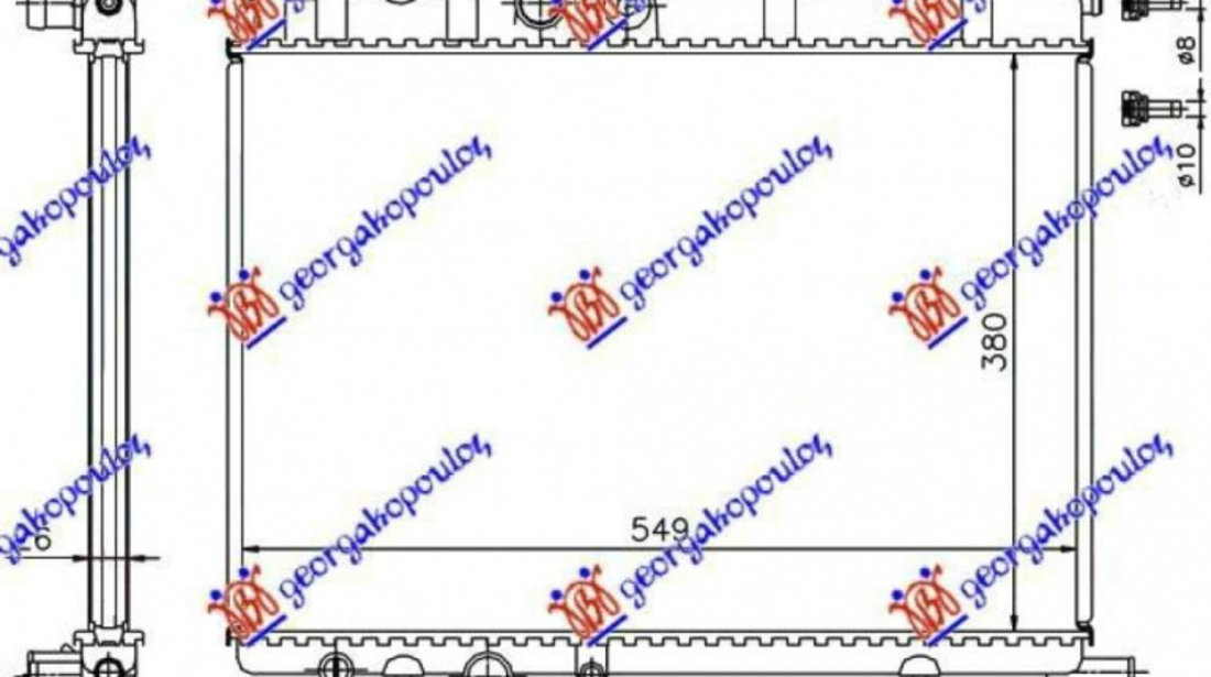 Radiator Apa - Citroen Xsara Picasso 1999 , 1330.82