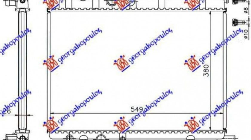 Radiator Apa - Citroen Xsara Picasso 1999 , 1330.82