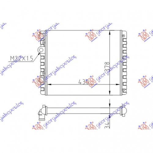 Radiator Apa - Cupra Ateca 2018 , 5q0121251gn
