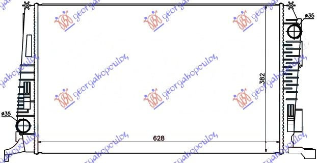 Radiator Apa - Dacia Duster 2010 , 8200880550