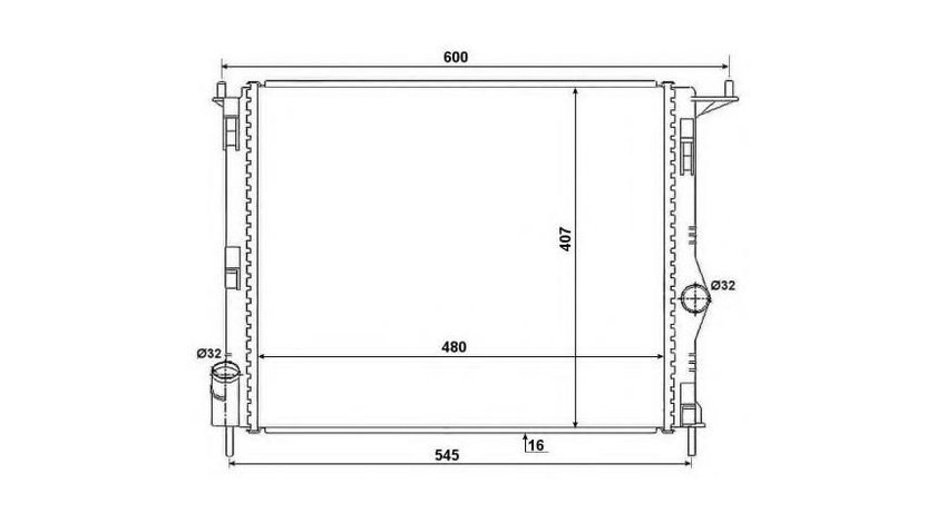 Radiator apa Dacia LOGAN EXPRESS (FS_) 2009-2016 #3 123189