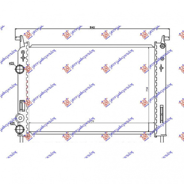 Radiator Apa - Fiat Albea 2005 , 51791365