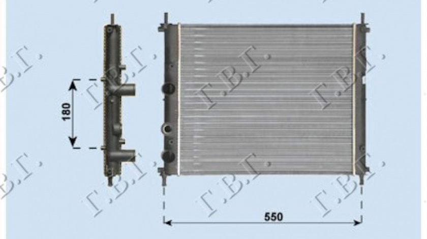 Radiator Apa - Fiat Bravo 1995 , 46525657