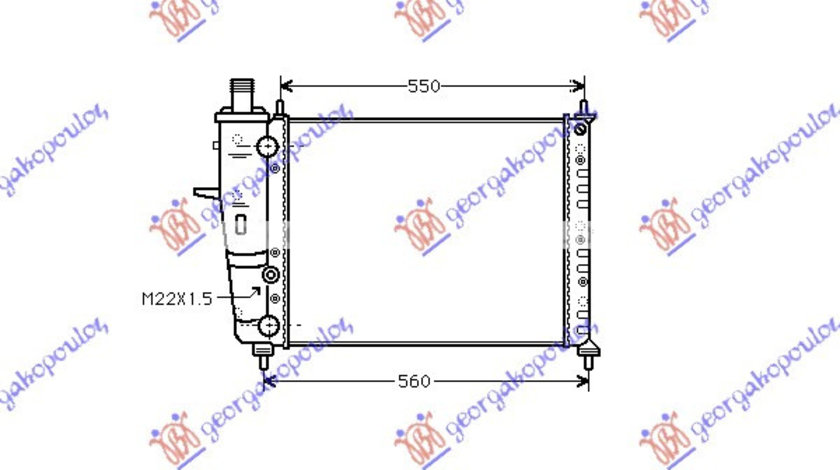 Radiator Apa - Fiat Bravo 1995 , 7776507