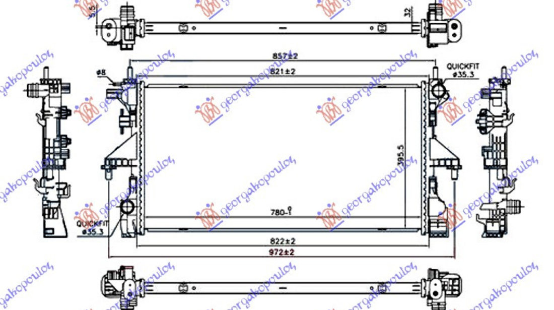 Radiator Apa - Fiat Ducato 2014 , 1382427080