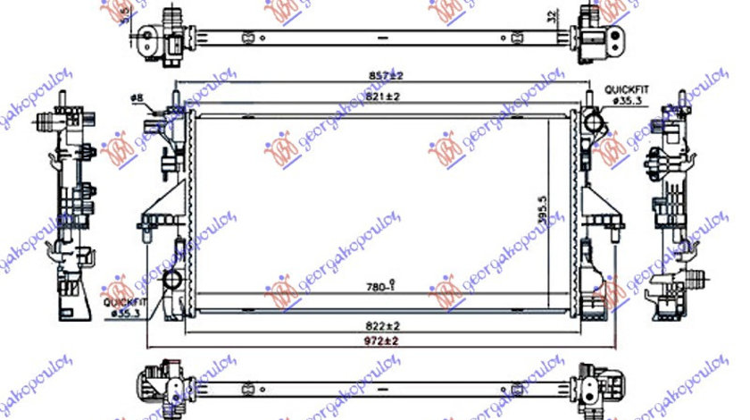 Radiator Apa - Fiat Ducato 2014 , 1382427080