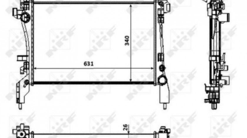 Radiator apa Fiat FIORINO caroserie inchisa/combi (225) 2007-2016 #3 109409