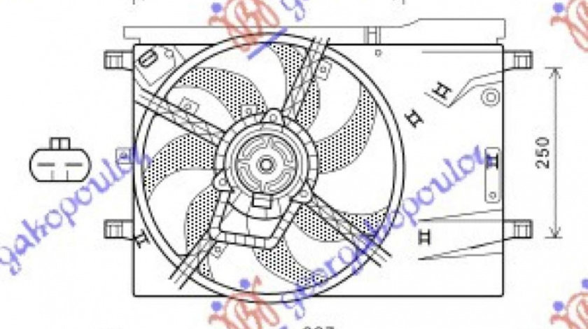 Radiator Apa - Fiat Fiorino/Qubo 2016 , 1330.Y1