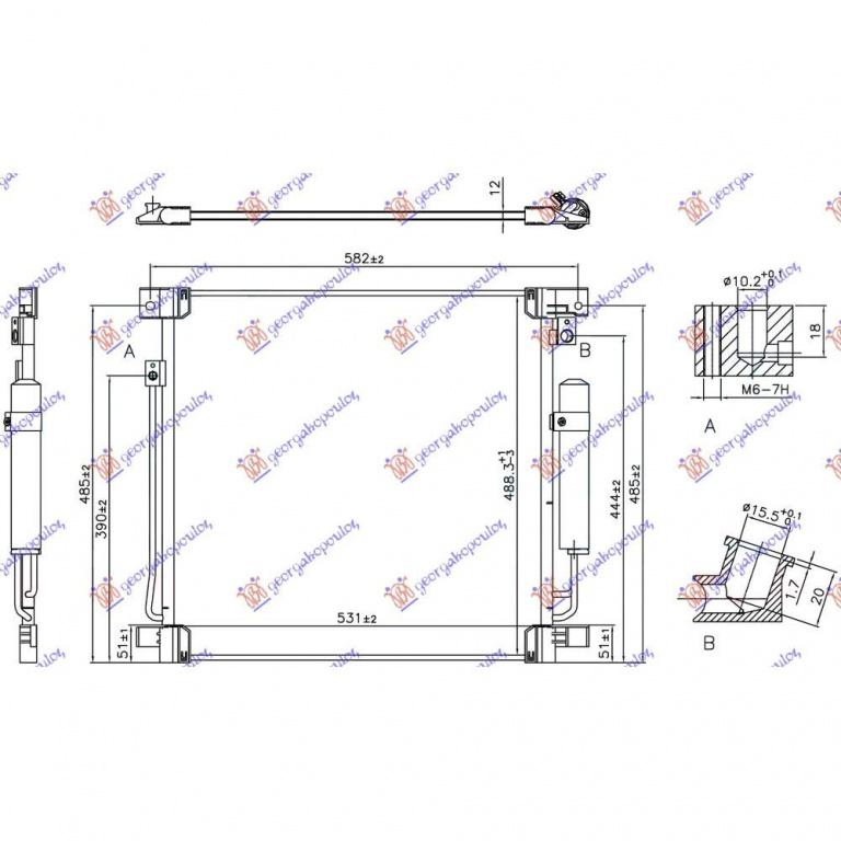 Radiator Apa - Fiat Fullback 2016 , 1350a809