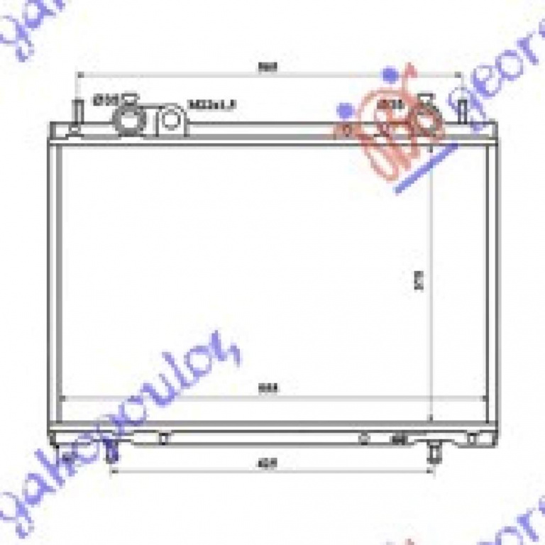 Radiator Apa - Fiat Marea 1996 , 7794069