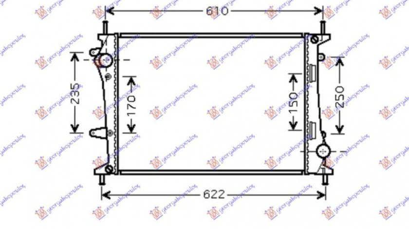 Radiator Apa - Fiat Multipla 1998 , 51867532