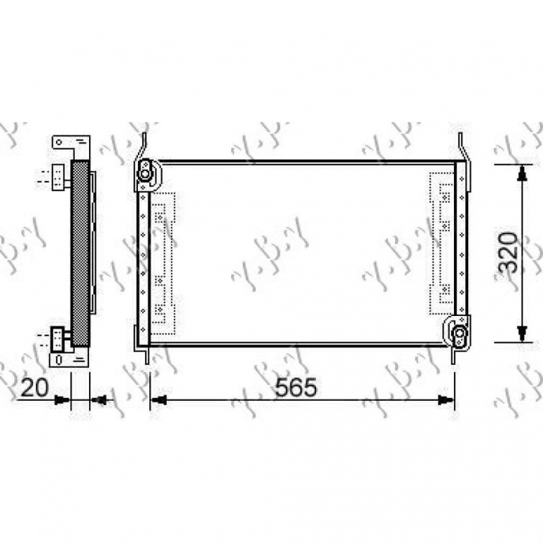 Radiator Apa - Fiat Multipla 2004 , 51867532