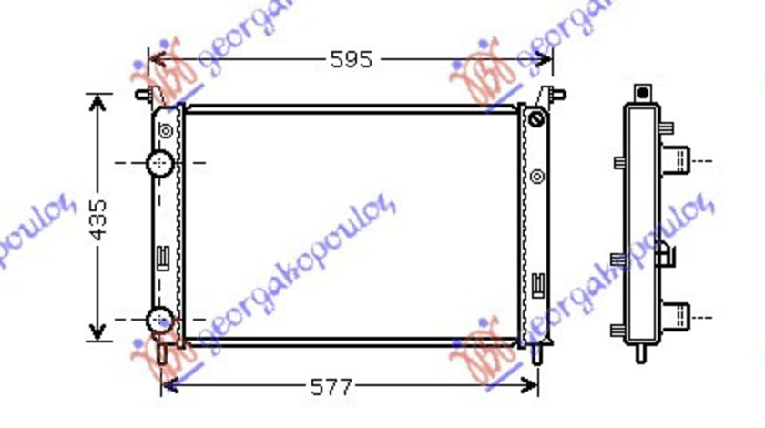 Radiator Apa - Fiat Palio 1999 , 51718122