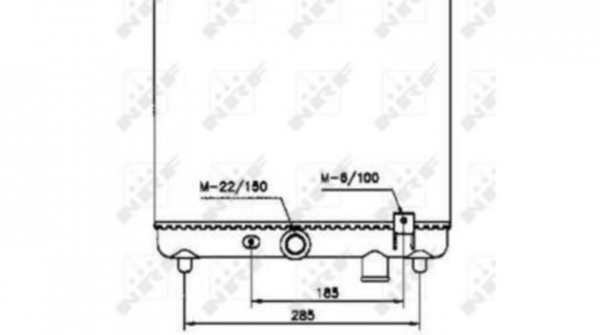 Radiator apa Fiat PANDA (141A_) 1980-2004 #2 01042053