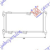 Radiator Apa - Fiat Panda 1986 , 46777410