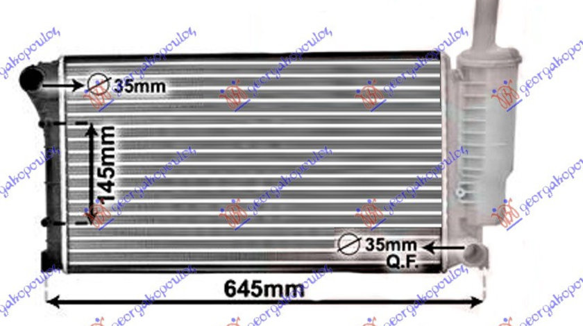 Radiator Apa - Fiat Panda 2003 , 51779915