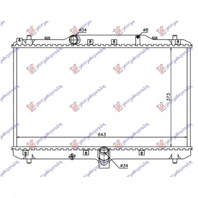 Radiator Apa - Fiat Sedici 2007 , 1770079j00