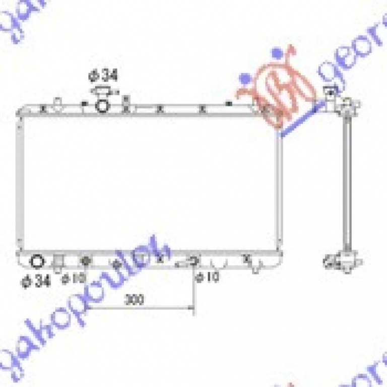 Radiator Apa - Fiat Sedici 2007 , 71746849
