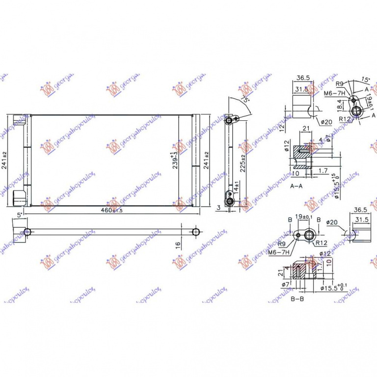 Radiator Apa - Fiat Seicento 2001 , 46558704