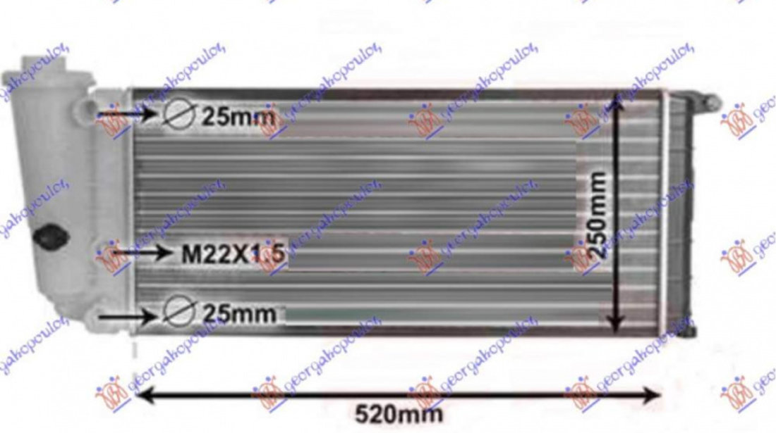 Radiator Apa - Fiat Seicento 2001 , 7700881