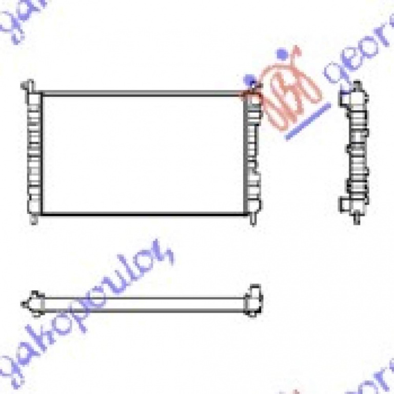 Radiator Apa - Fiat Strada 1999 , 46449104