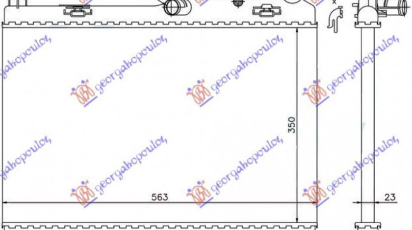 Radiator Apa - Ford B-Max 2012 , 1523440