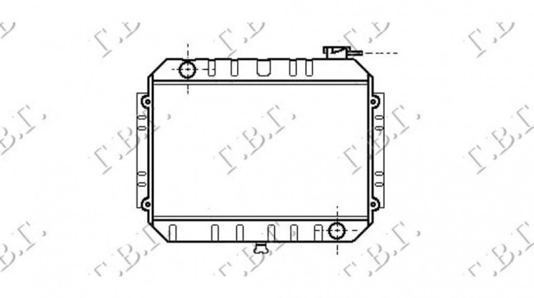 Radiator Apa - Ford Courier P/U 1989 , F650-15-200