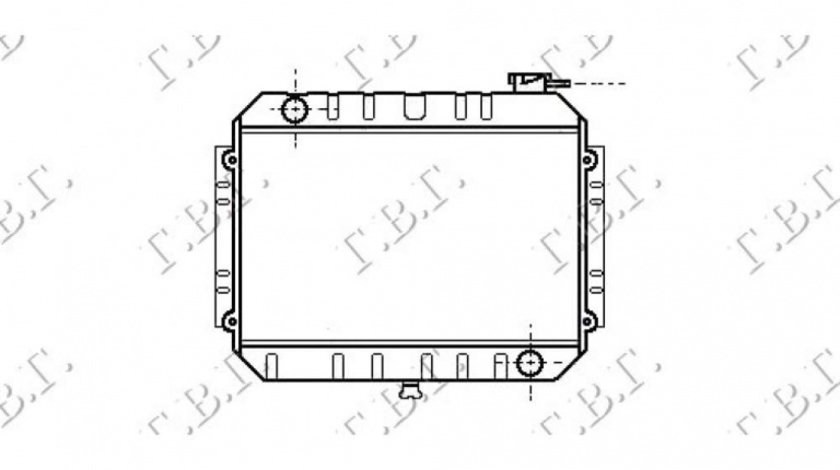 Radiator Apa - Ford Courier P/U 1989 , F650-15-200