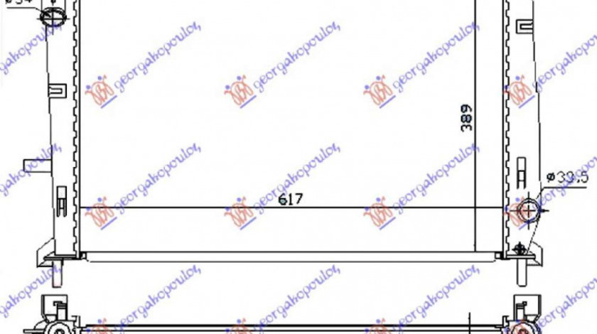 Radiator Apa - Ford Escort 1995 , 6912233