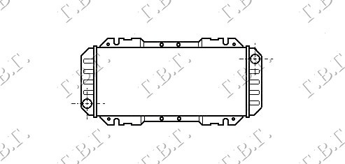 Radiator Apa - Ford Escort Iii 1981 , 81ab8005vb