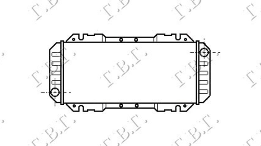 Radiator Apa - Ford Escort Iii 1981 , 81ab8005vb