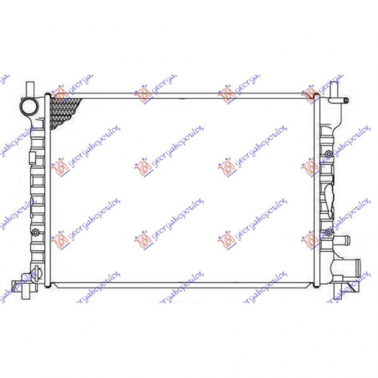 Radiator Apa - Ford Fiesta 1999 , 1001859